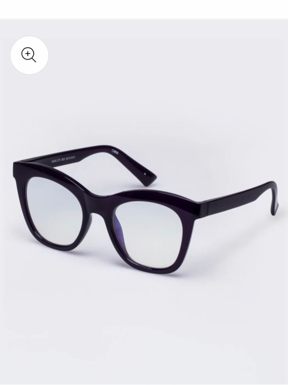 🔥The Book Club Harlots Bed Cat-Eye Blue Light Reading Glasses Deep Purple +1.00